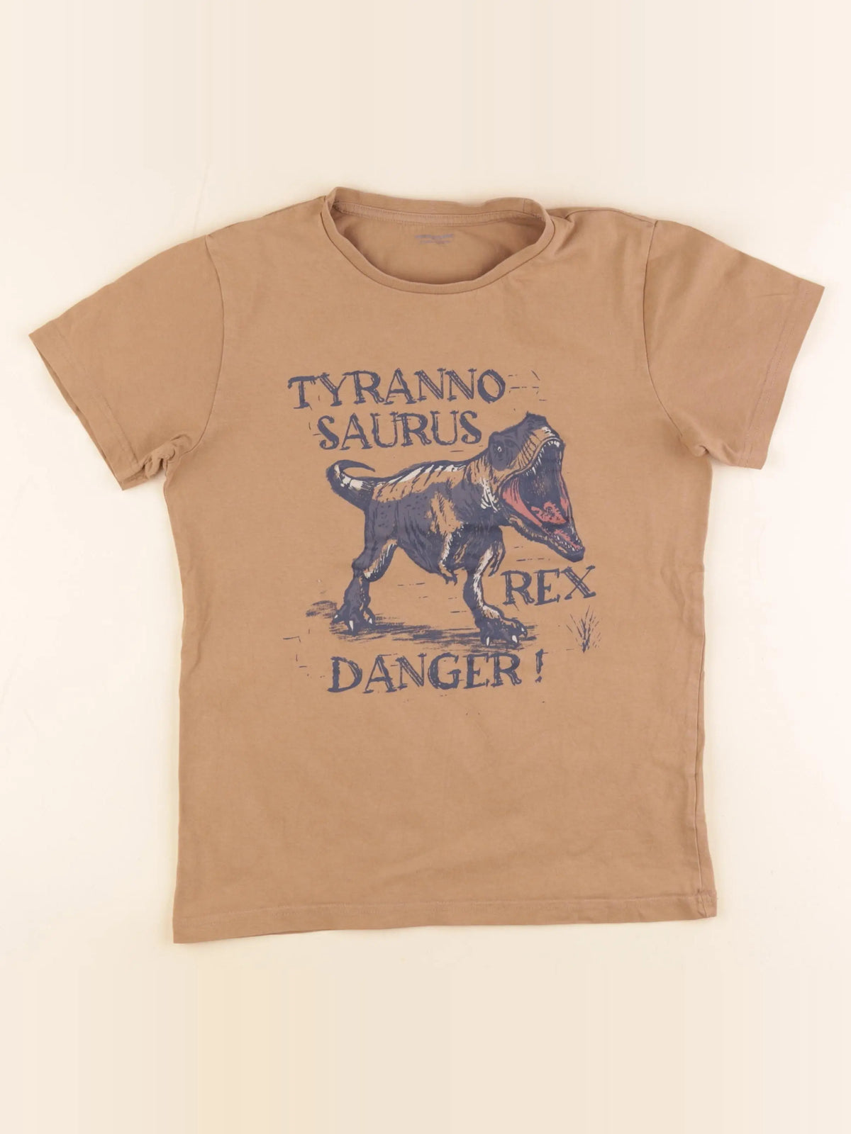 Vertbaudet - tee-shirt marron - 12 ans