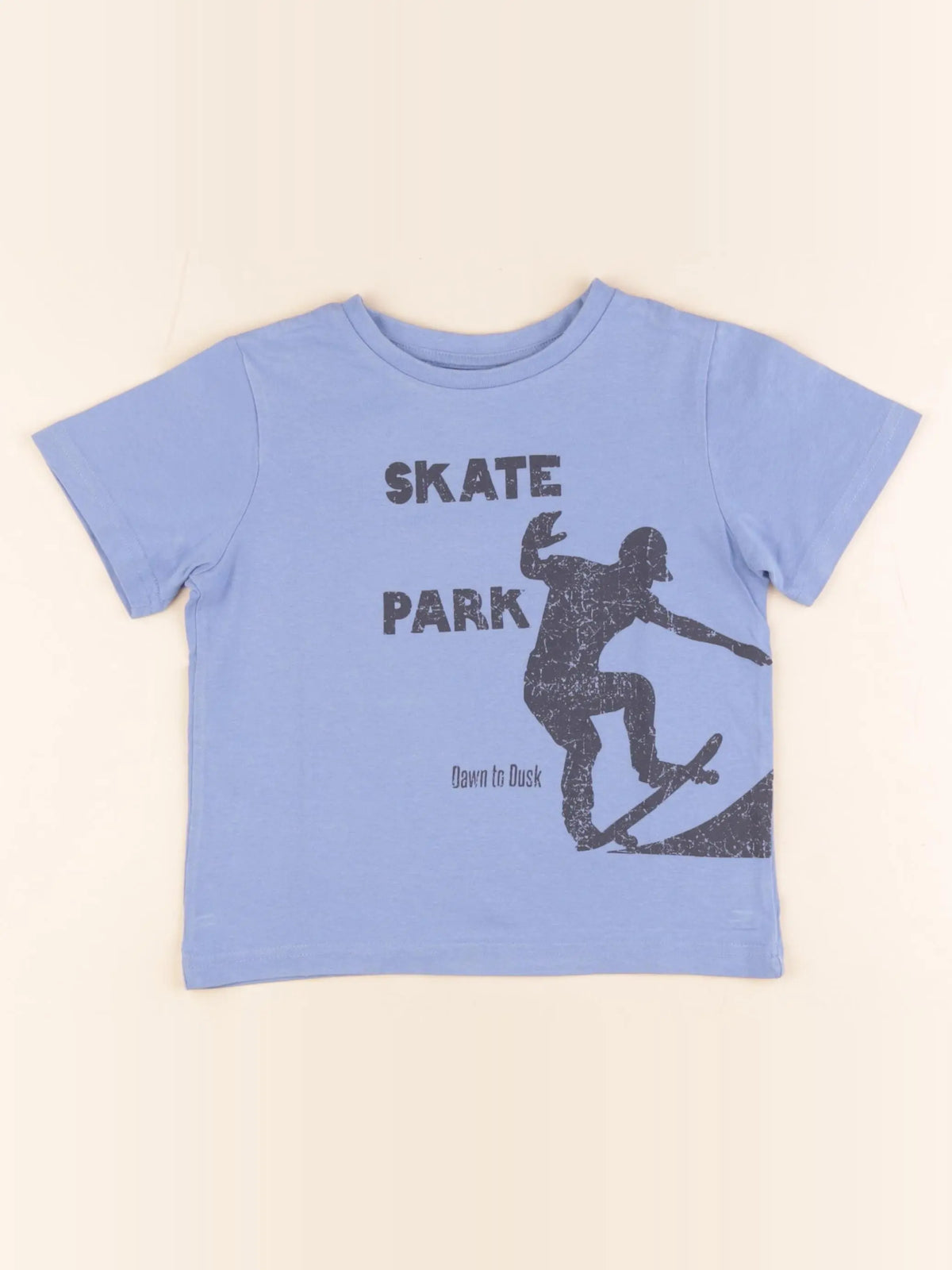 Vertbaudet - tee-shirt bleu - 5 ans