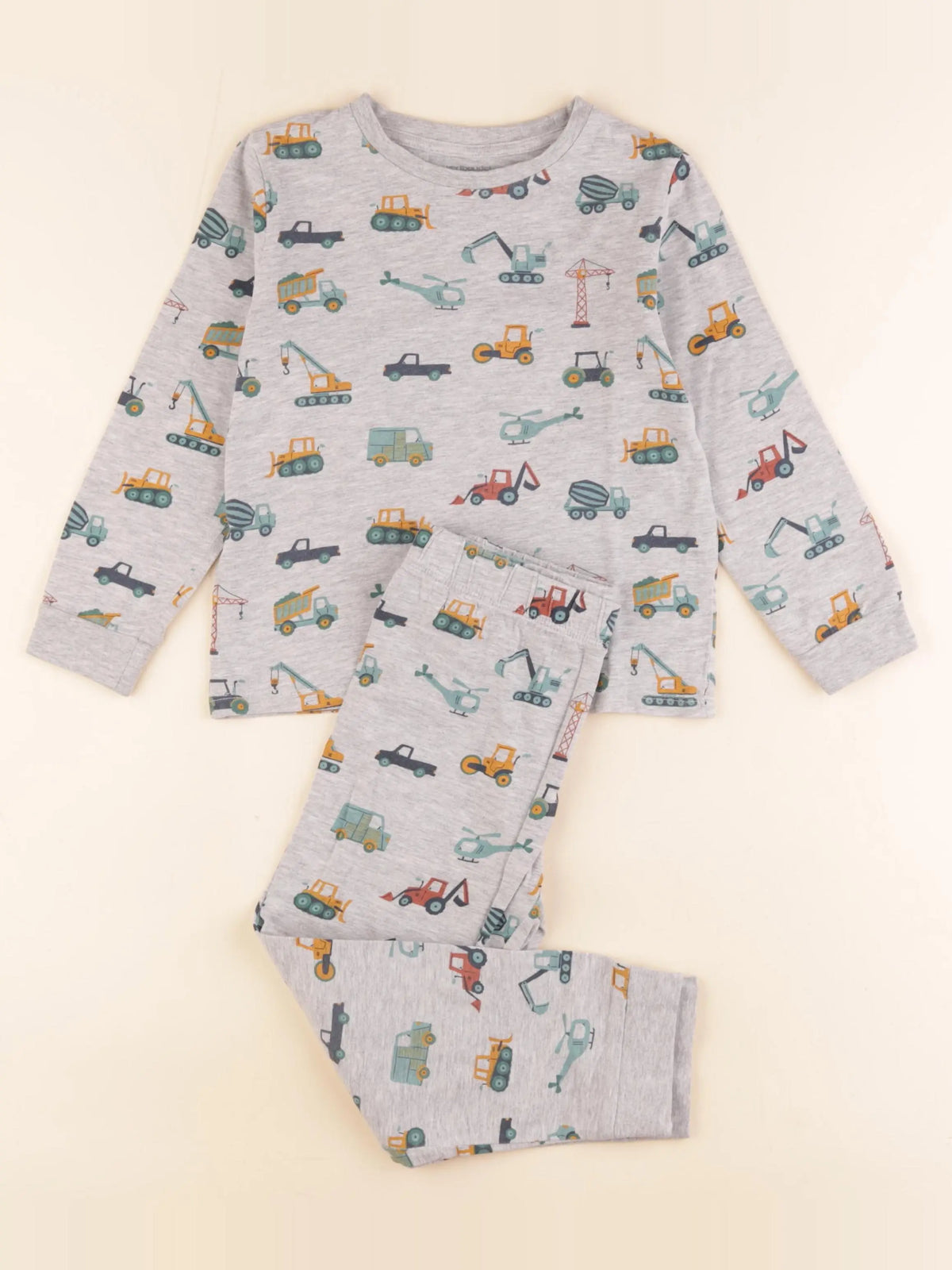 Vertbaudet - pyjama coton gris - 5 ans