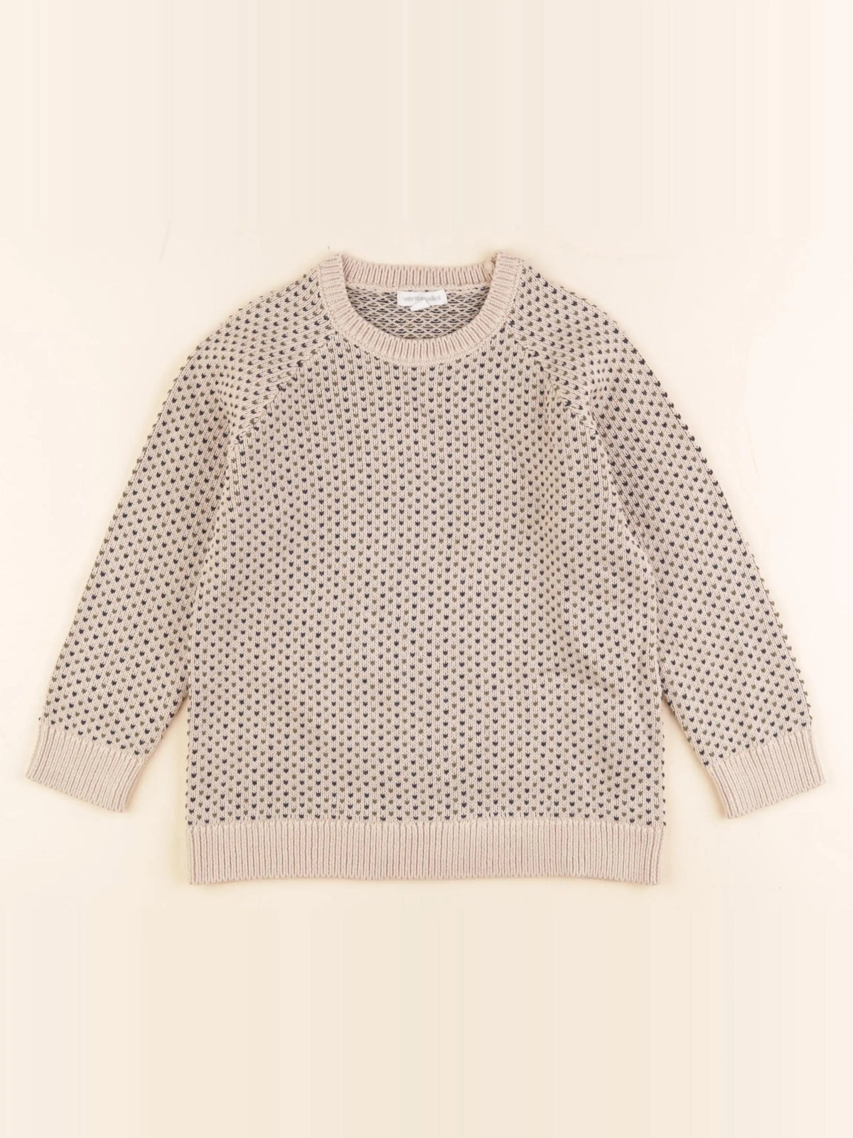 Vertbaudet - pull beige - 4 ans