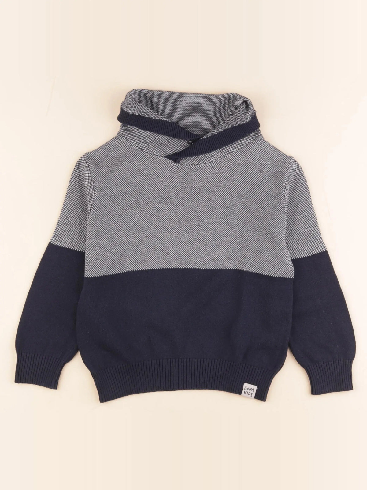 Vertbaudet - pull bleu - 4 ans