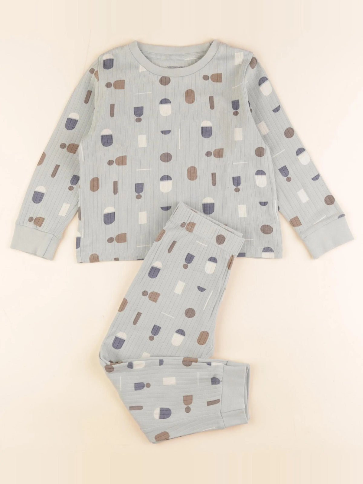 Vertbaudet - pyjama coton vert - 4 ans