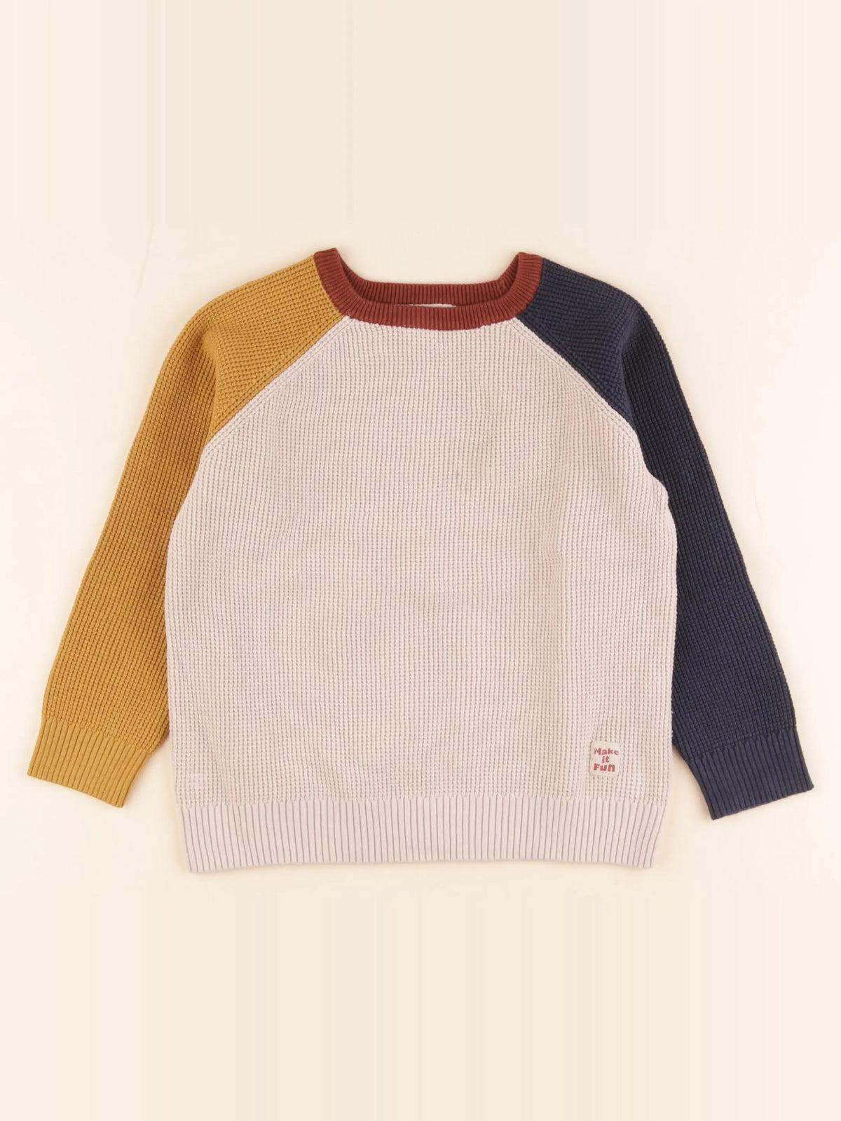 Vertbaudet - pull beige - 5 ans