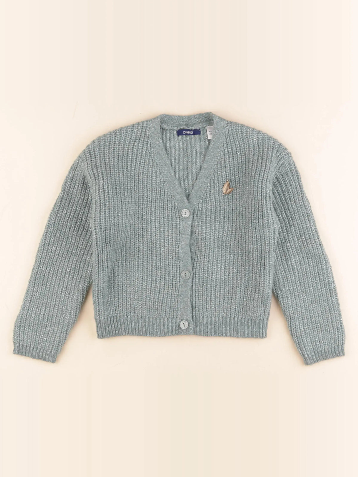 Okaidi - gilet vert - 6 ans