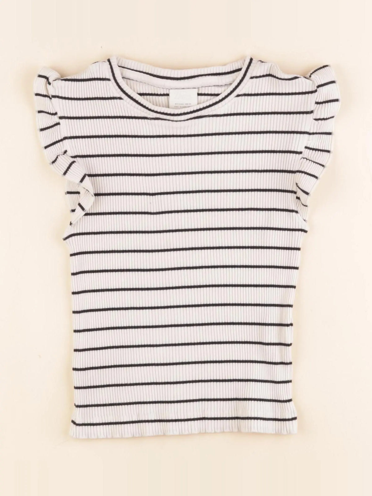 Zara - débardeur beige, bleu - 6/7 ans