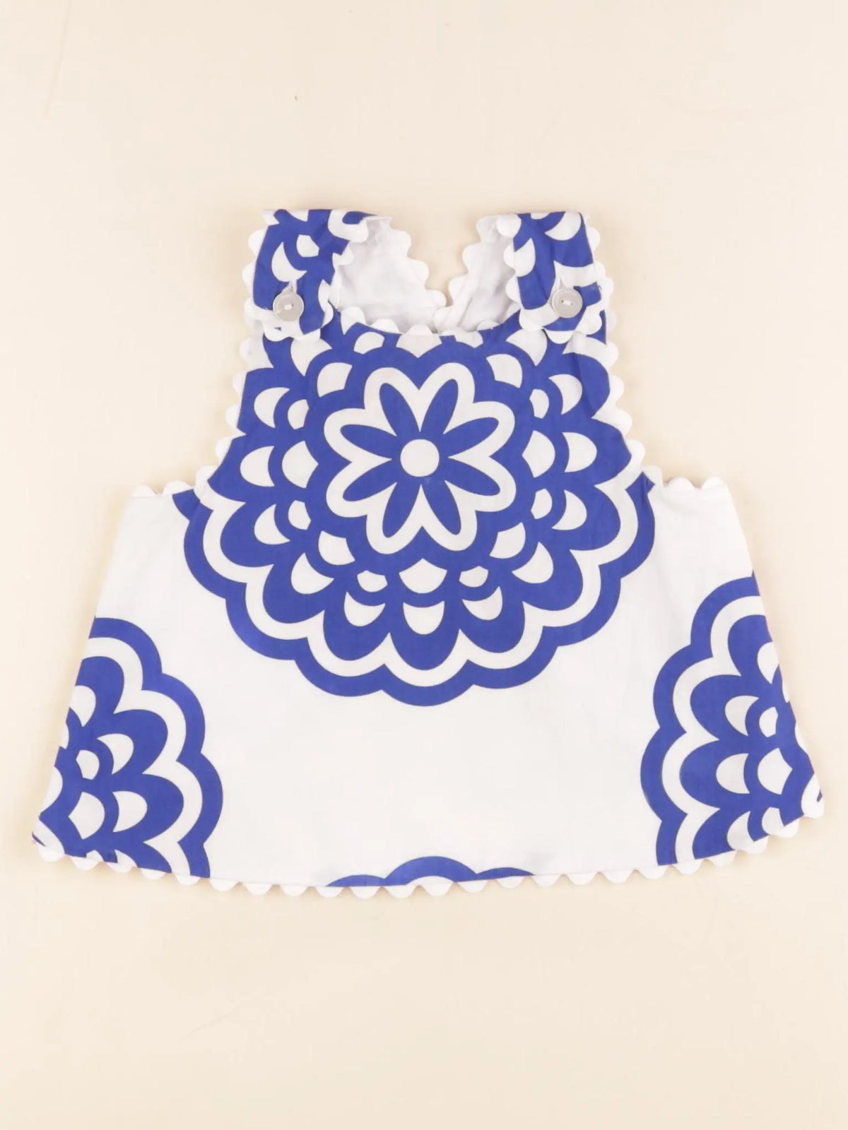 Jacadi - blouse blanc, bleu - 24 mois