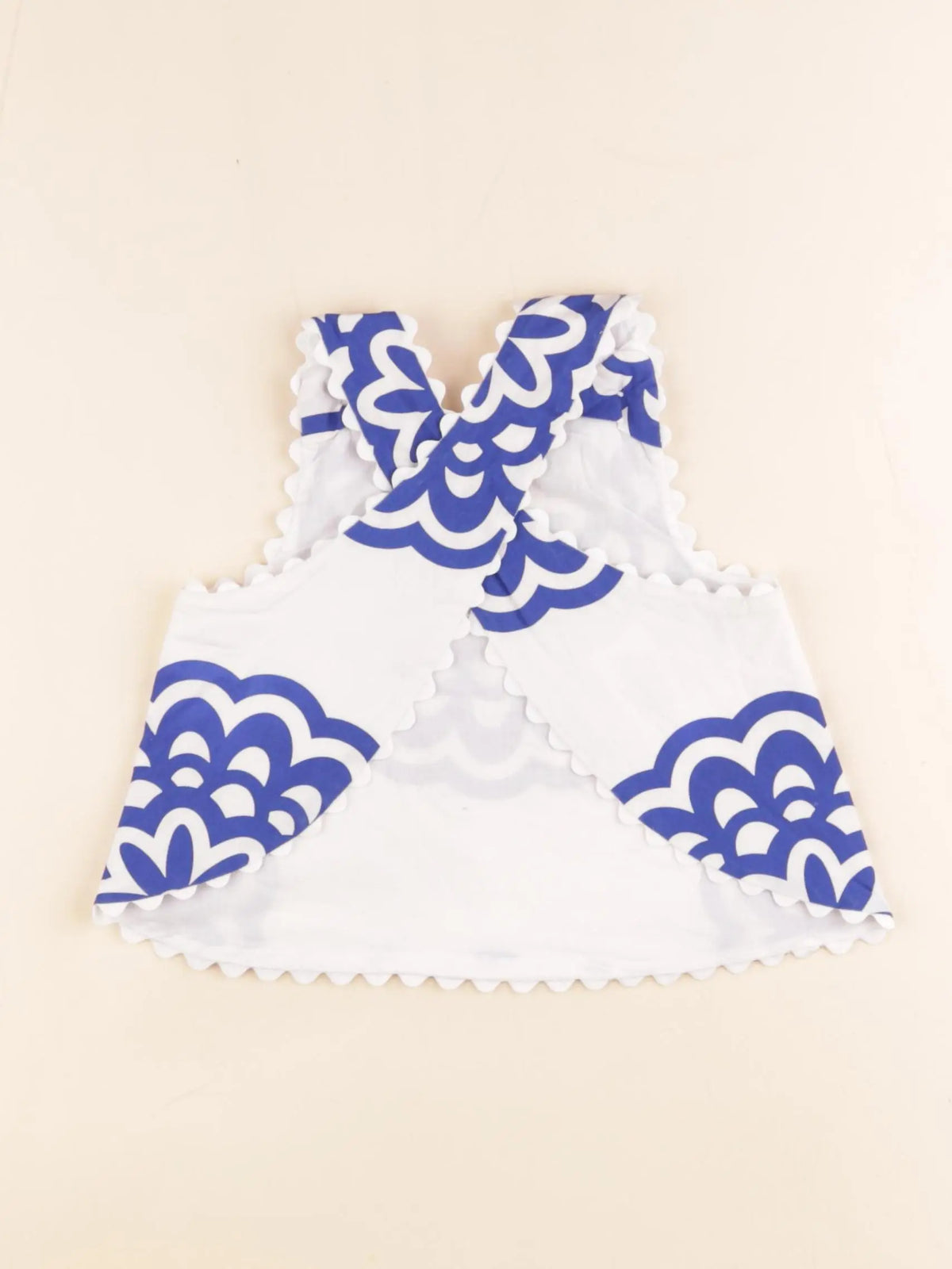 Jacadi - blouse blanc, bleu - 24 mois