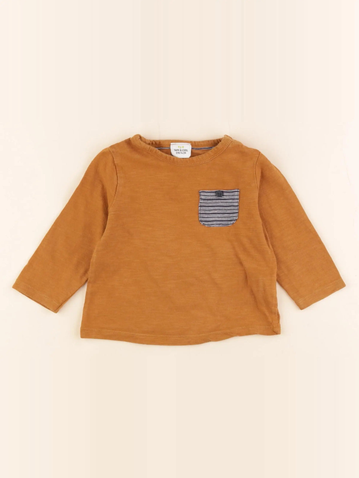 Tape à l'oeil - tee-shirt marron - 12 mois