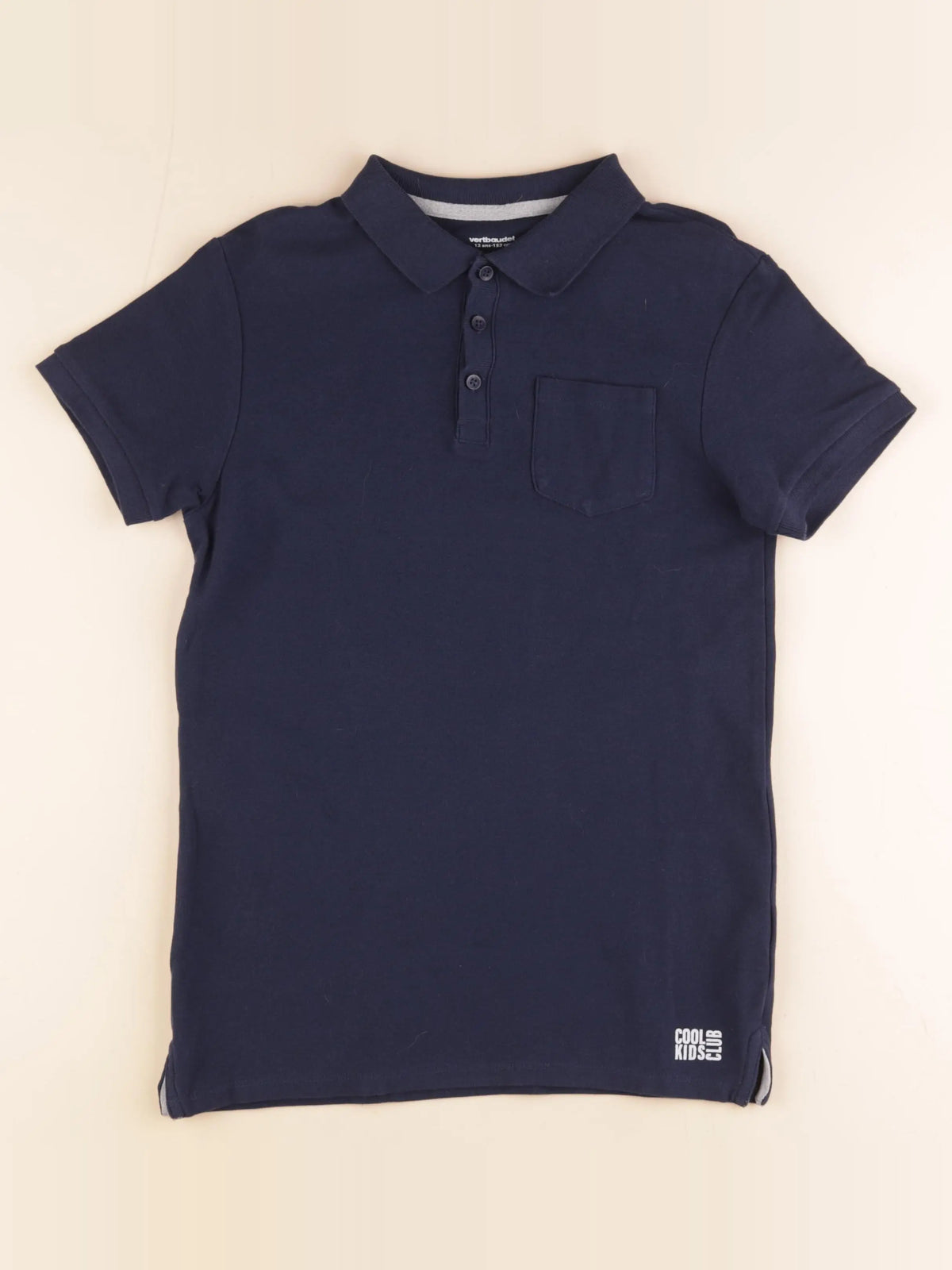 Vertbaudet - polo bleu - 12 ans