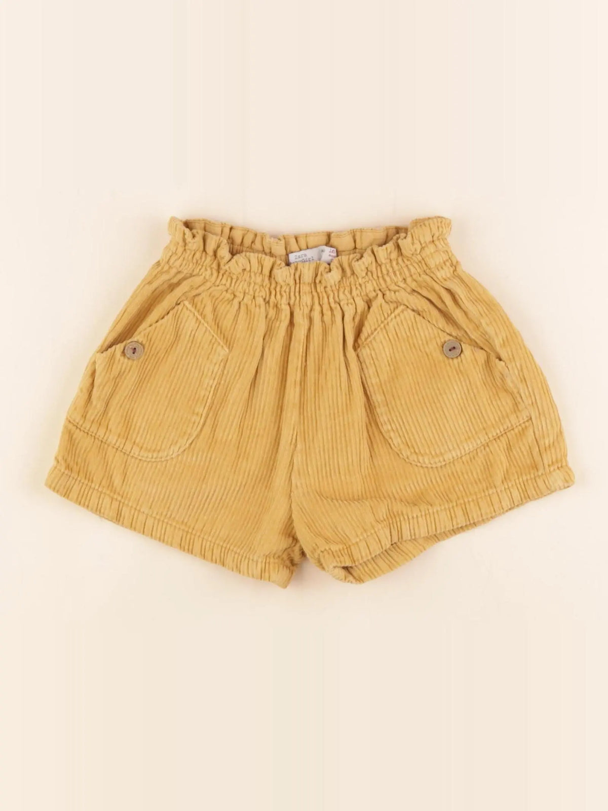 Zara - short jaune - 18/24 mois