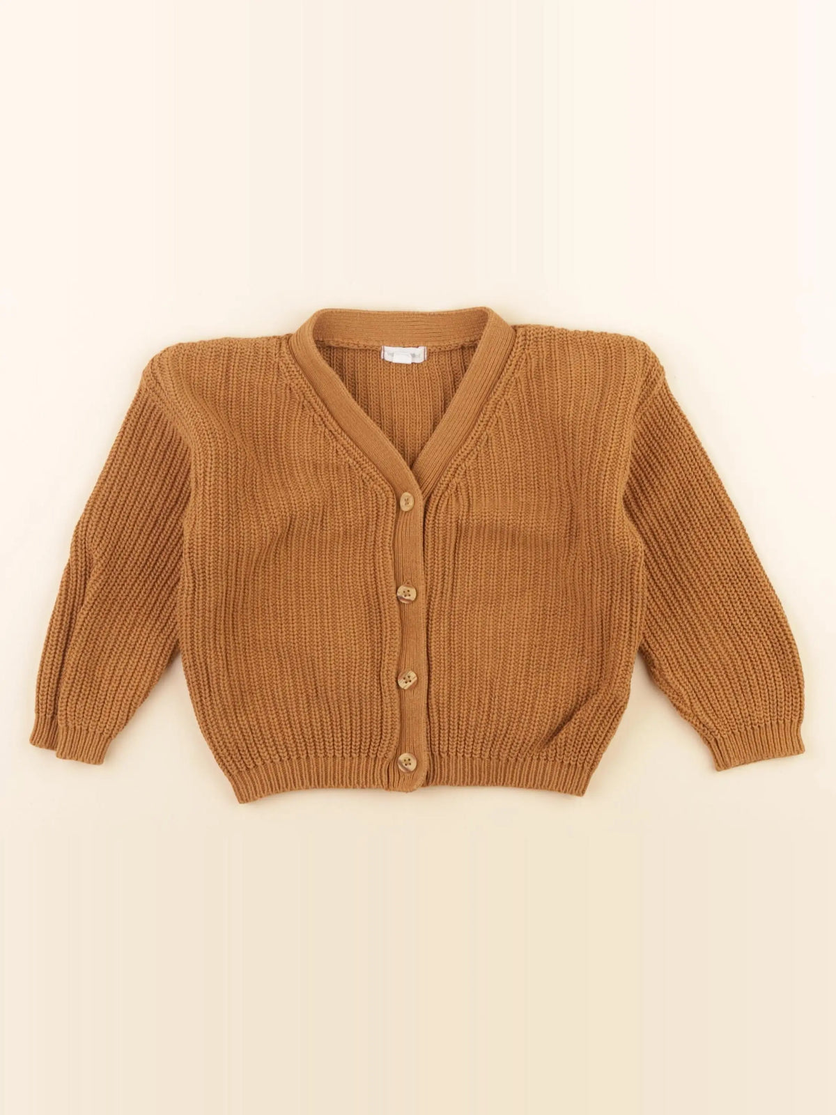 Vertbaudet - gilet marron - 2 ans