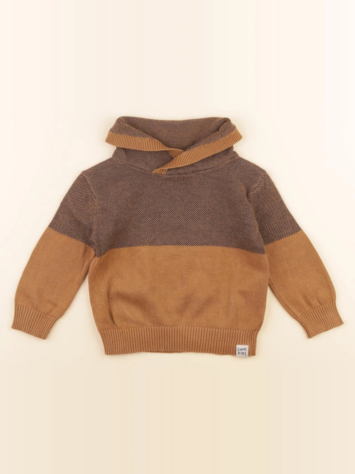 Vertbaudet - pull marron - 2 ans