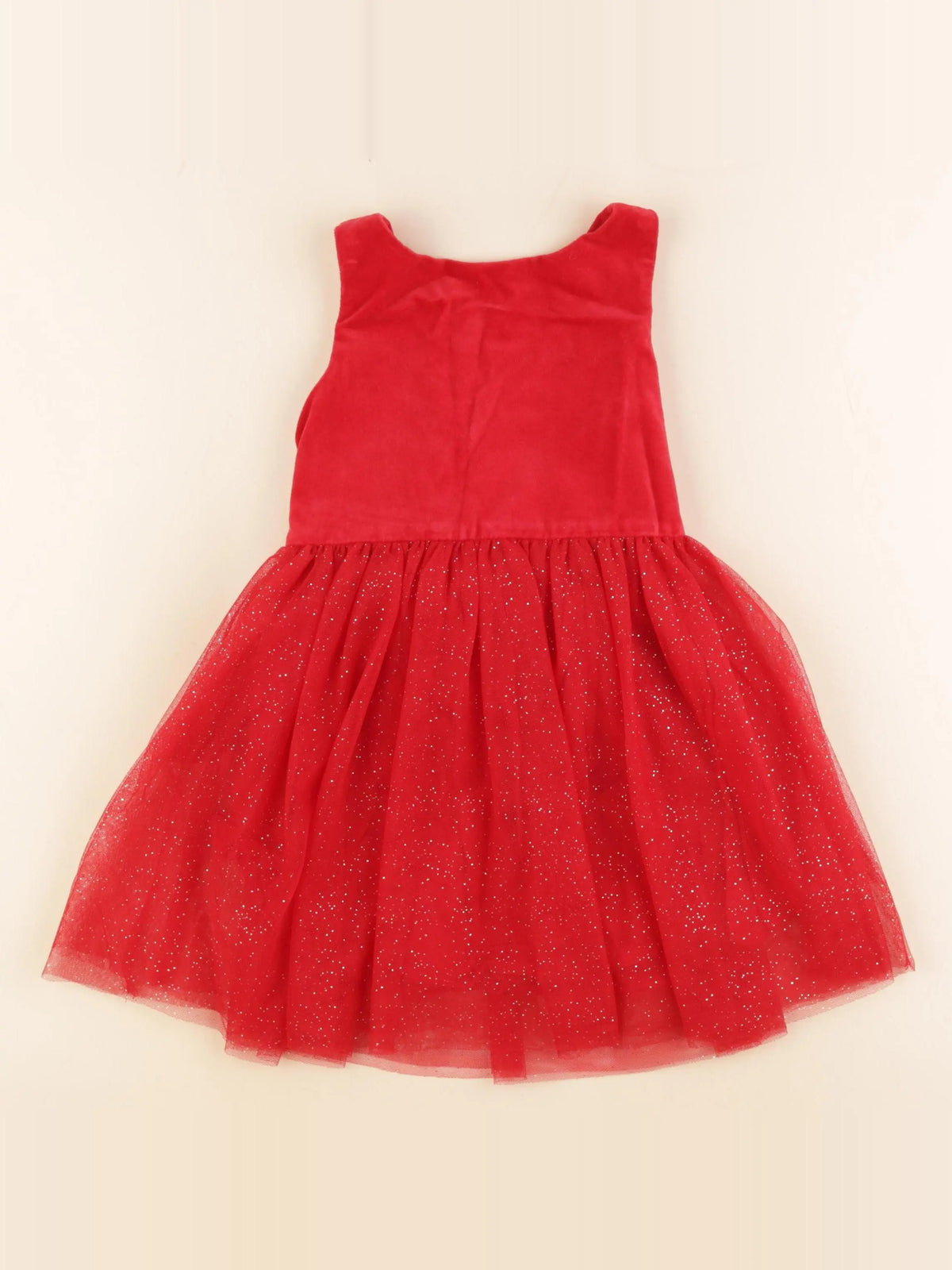 Vertbaudet - robe rouge - 3 ans