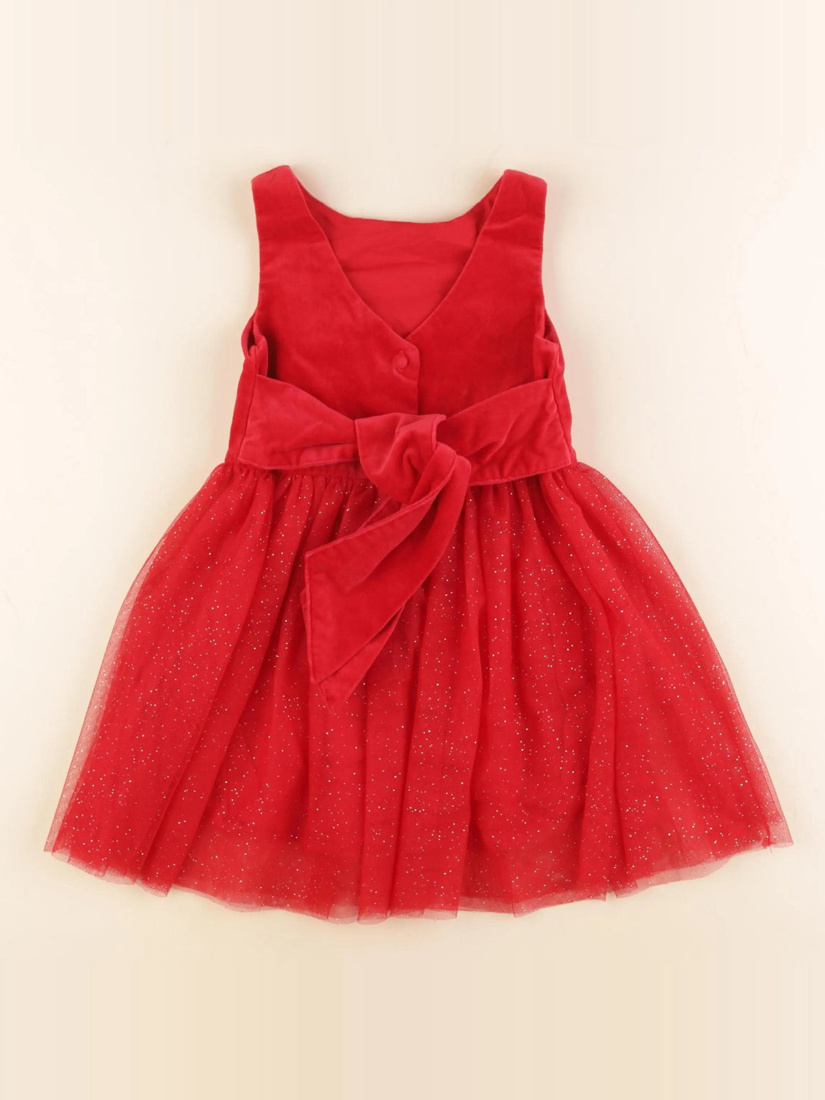 Vertbaudet - robe rouge - 3 ans