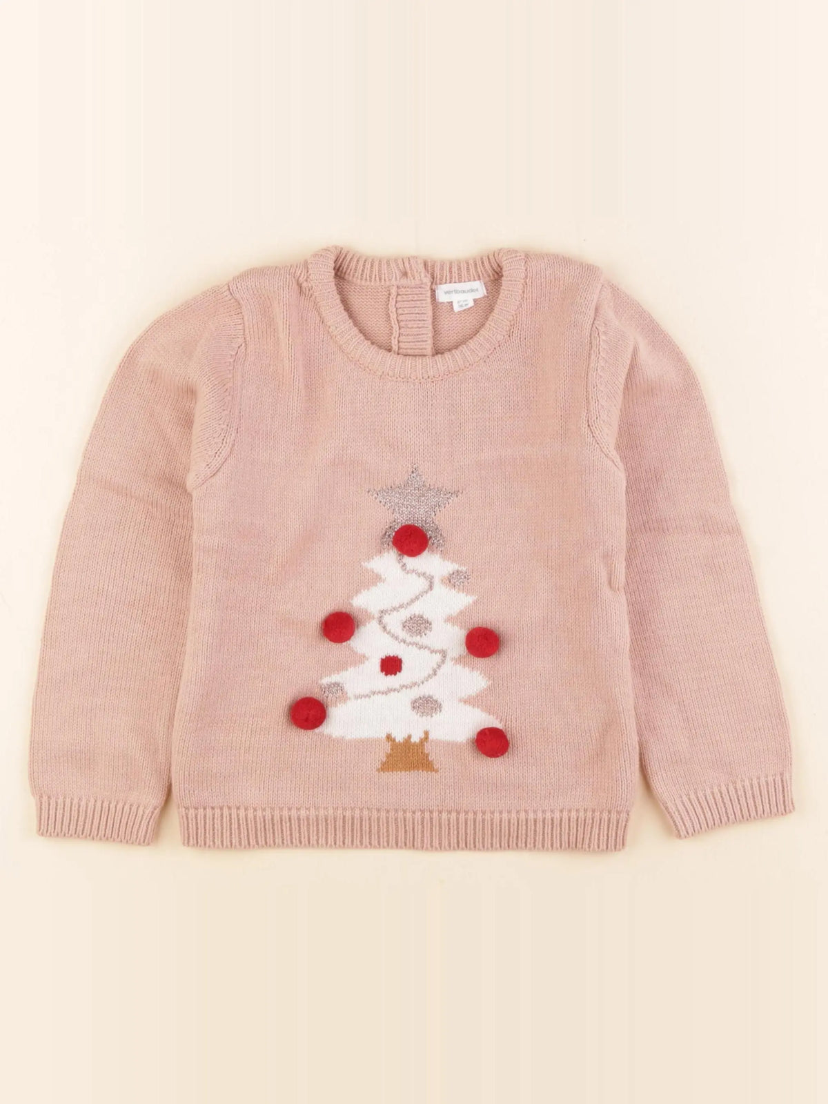 Vertbaudet - pull rose - 36 mois