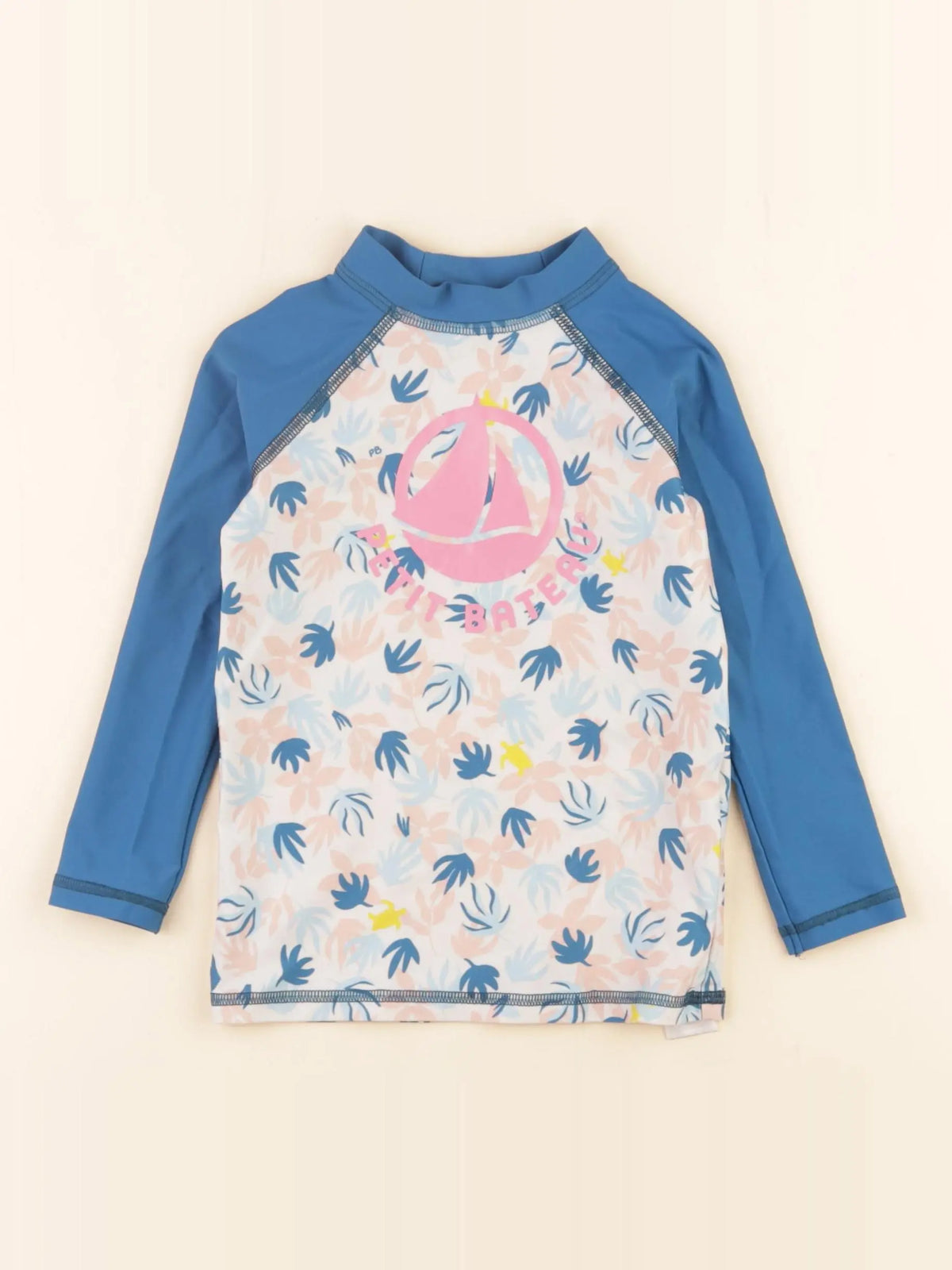 Petit Bateau - tee-shirt de bain bleu - 3 ans