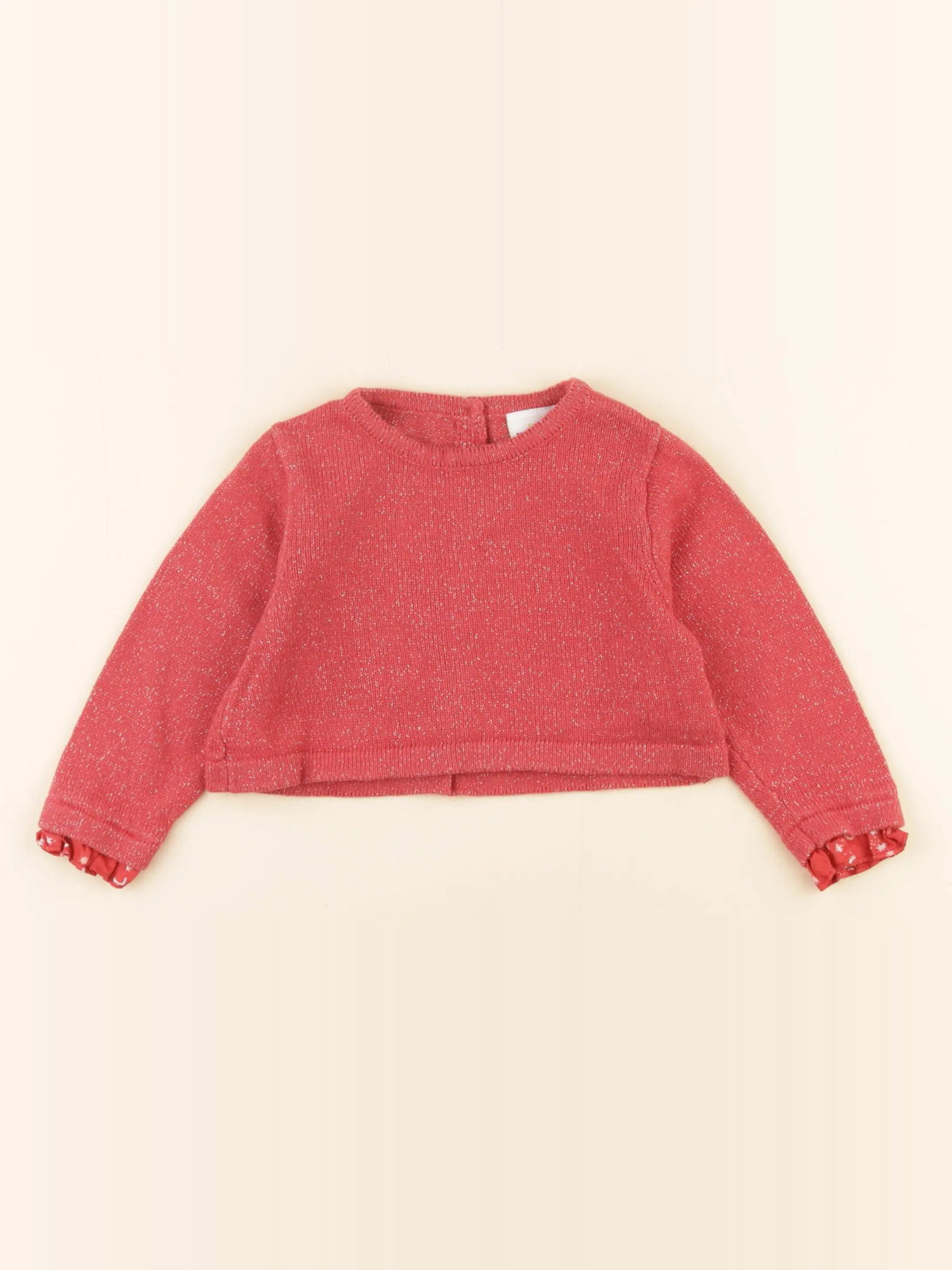 Tape à l'oeil - pull rouge - 18 mois