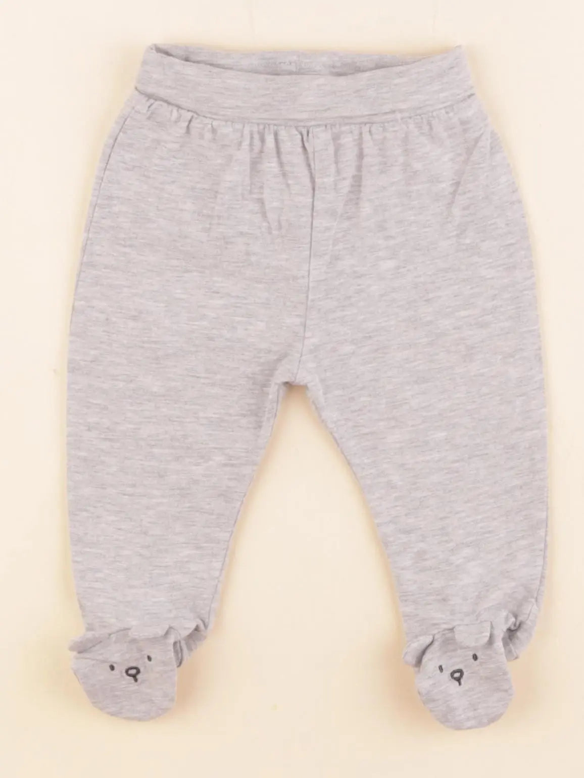 Vertbaudet - legging gris - 3 mois