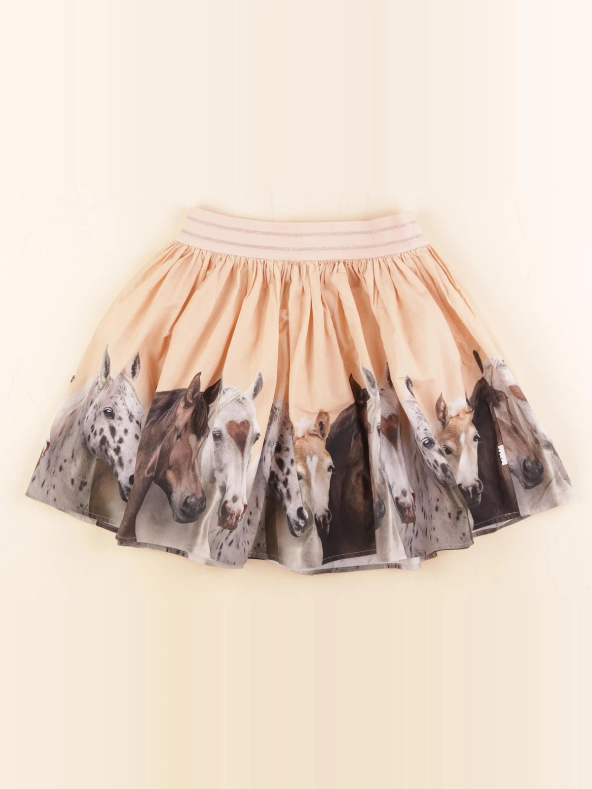 Molo - jupe rose, gris - 7/8 ans