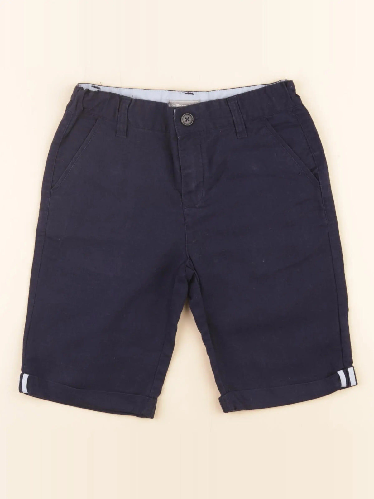Vertbaudet - short bleu - 7 ans