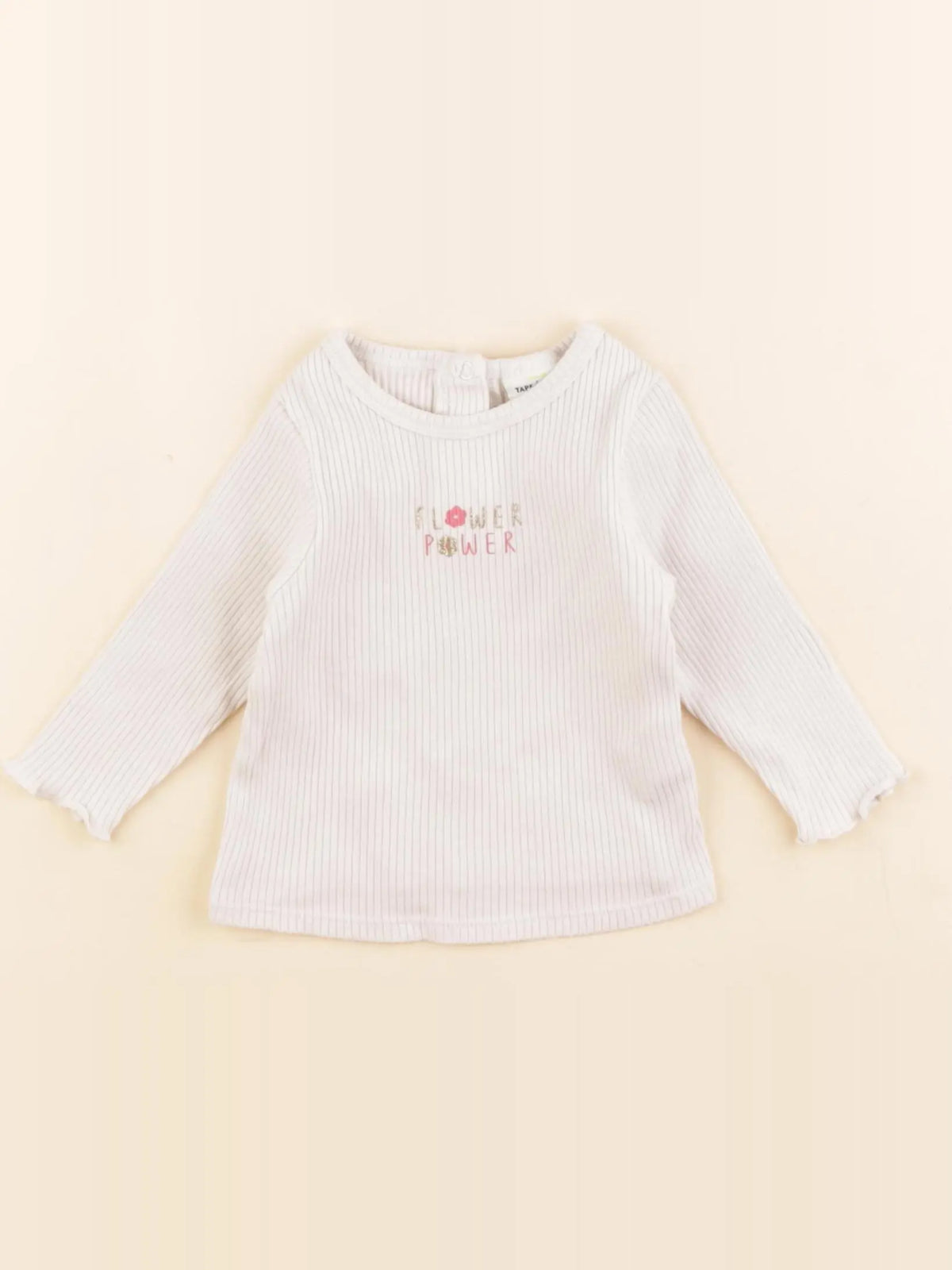 Tape à l'oeil - tee-shirt beige, or - 3 mois