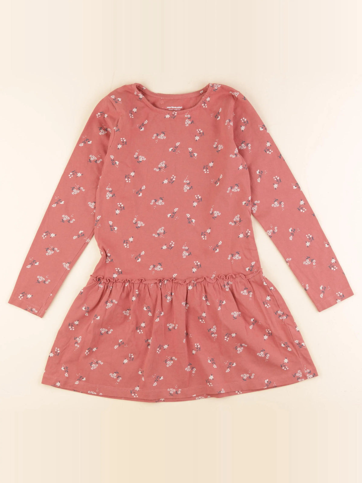 Vertbaudet - robe rose - 8 ans