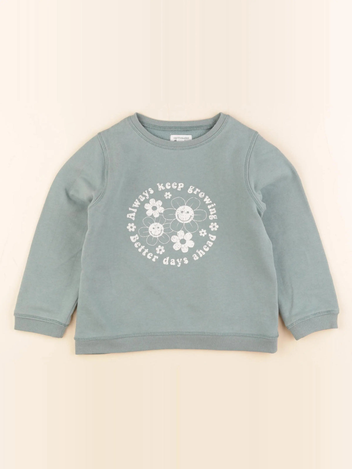 Vertbaudet - sweat bleu - 5 ans