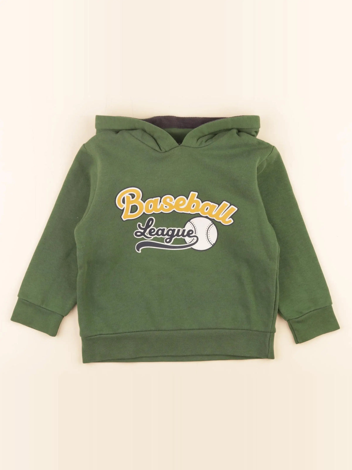 Vertbaudet - sweat vert - 5 ans