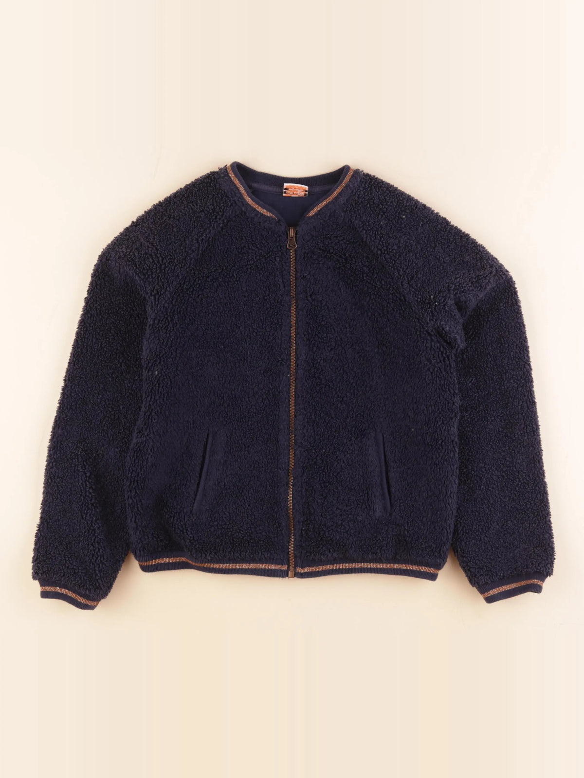 Tape à l'oeil - veste doublé bleu - 10 ans