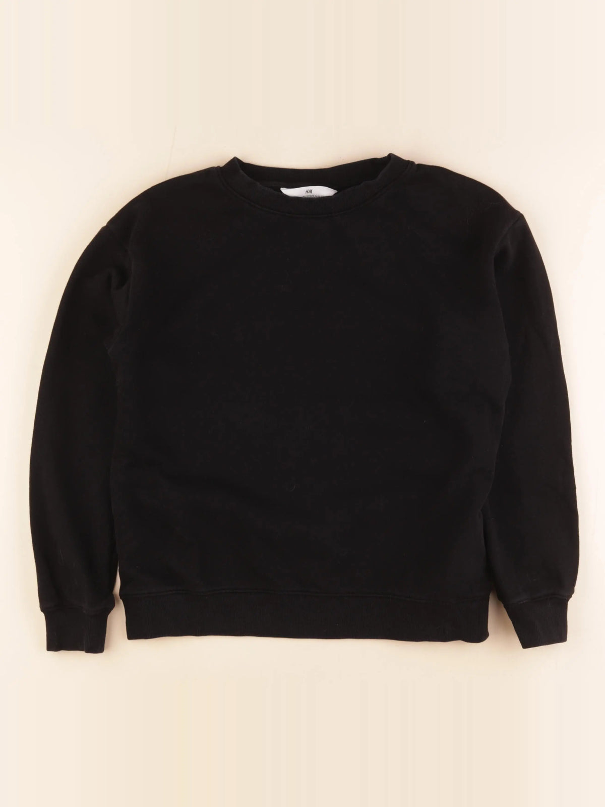 H&M - sweat noir - 10/12 ans