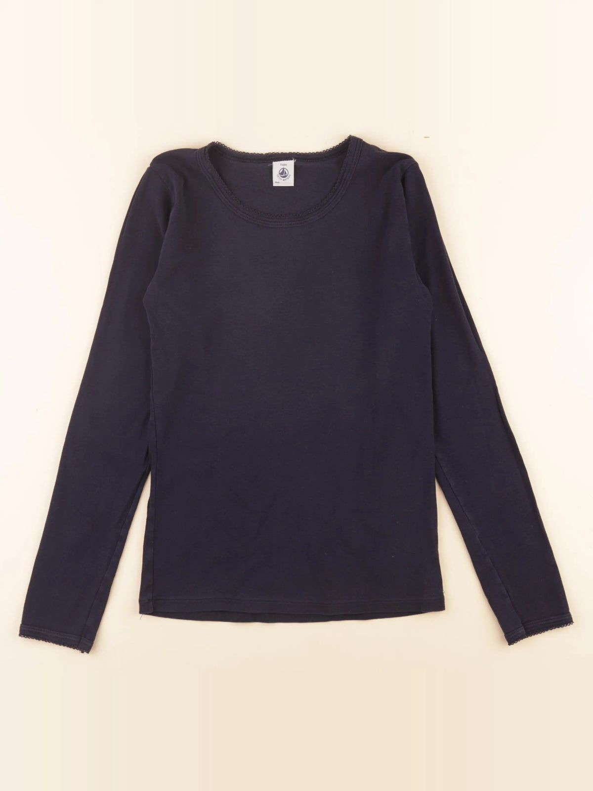 Petit Bateau - maillot de corps bleu - 14 ans