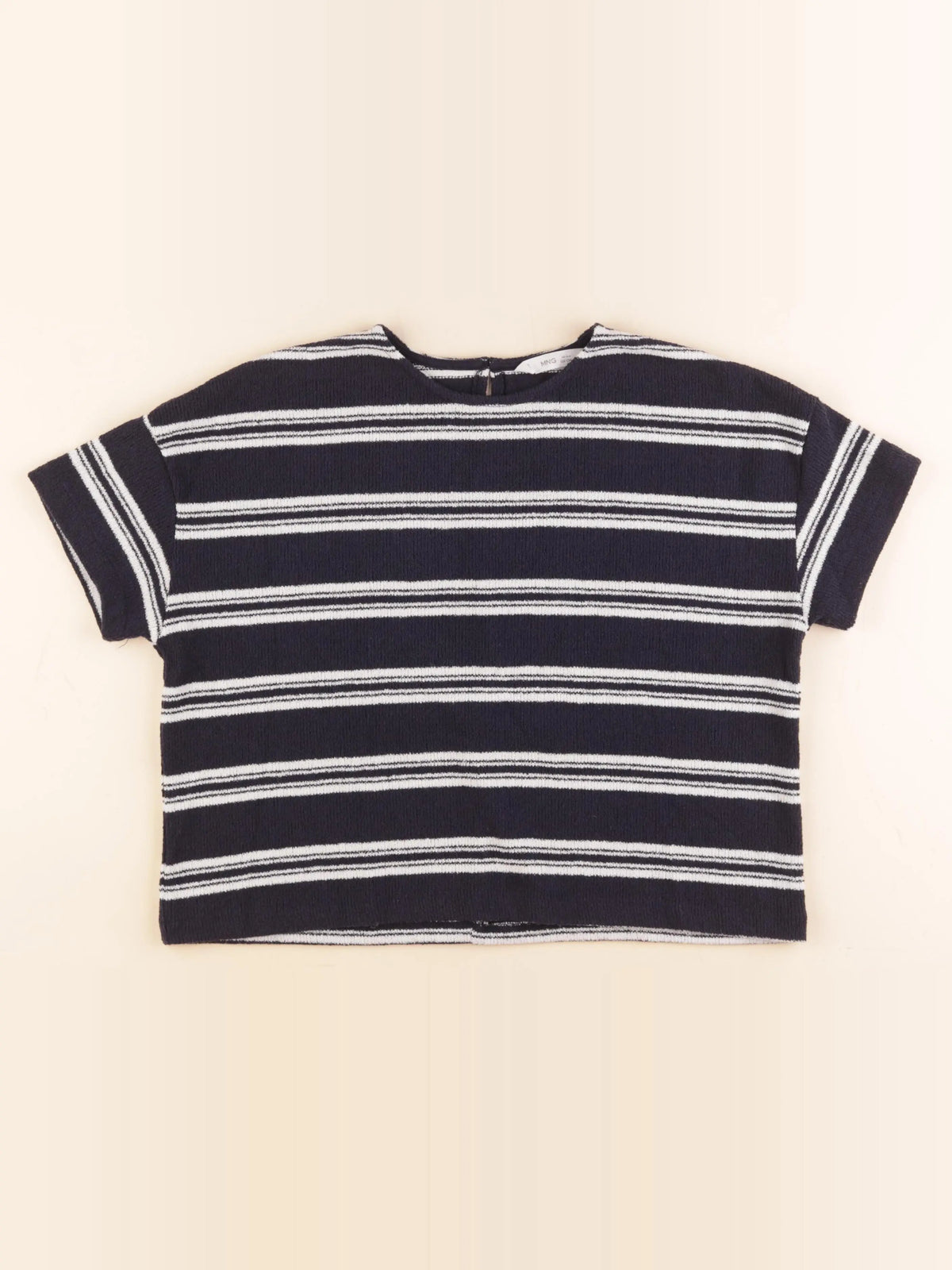 Mango - tee-shirt bleu - 11/12 ans
