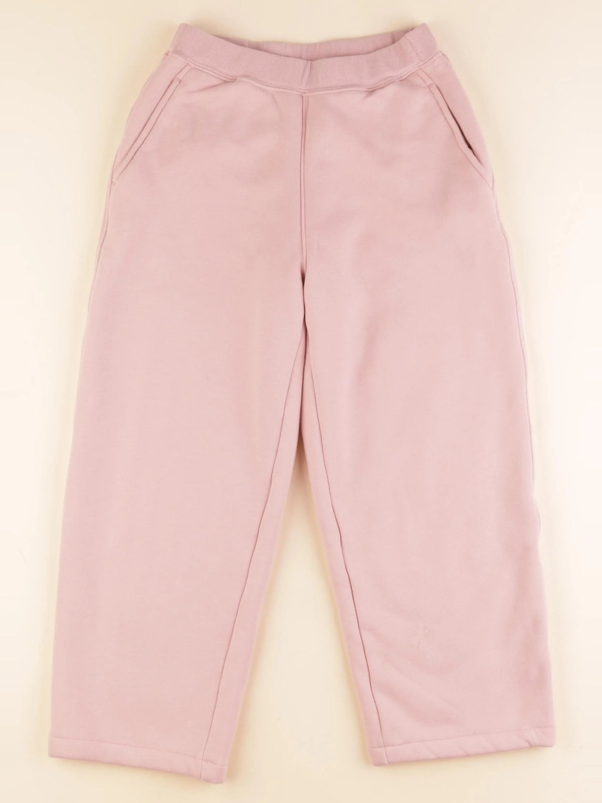 Uniqlo - pantalon doublé rose - 9/10 ans