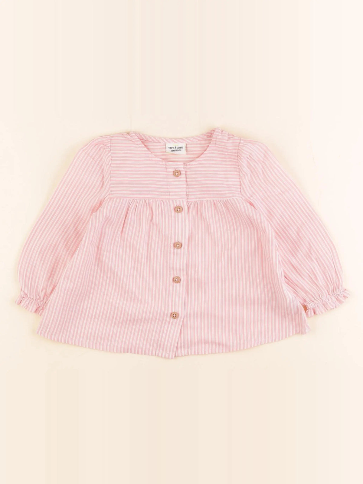 Tape à l'oeil - blouse rose - 18 mois