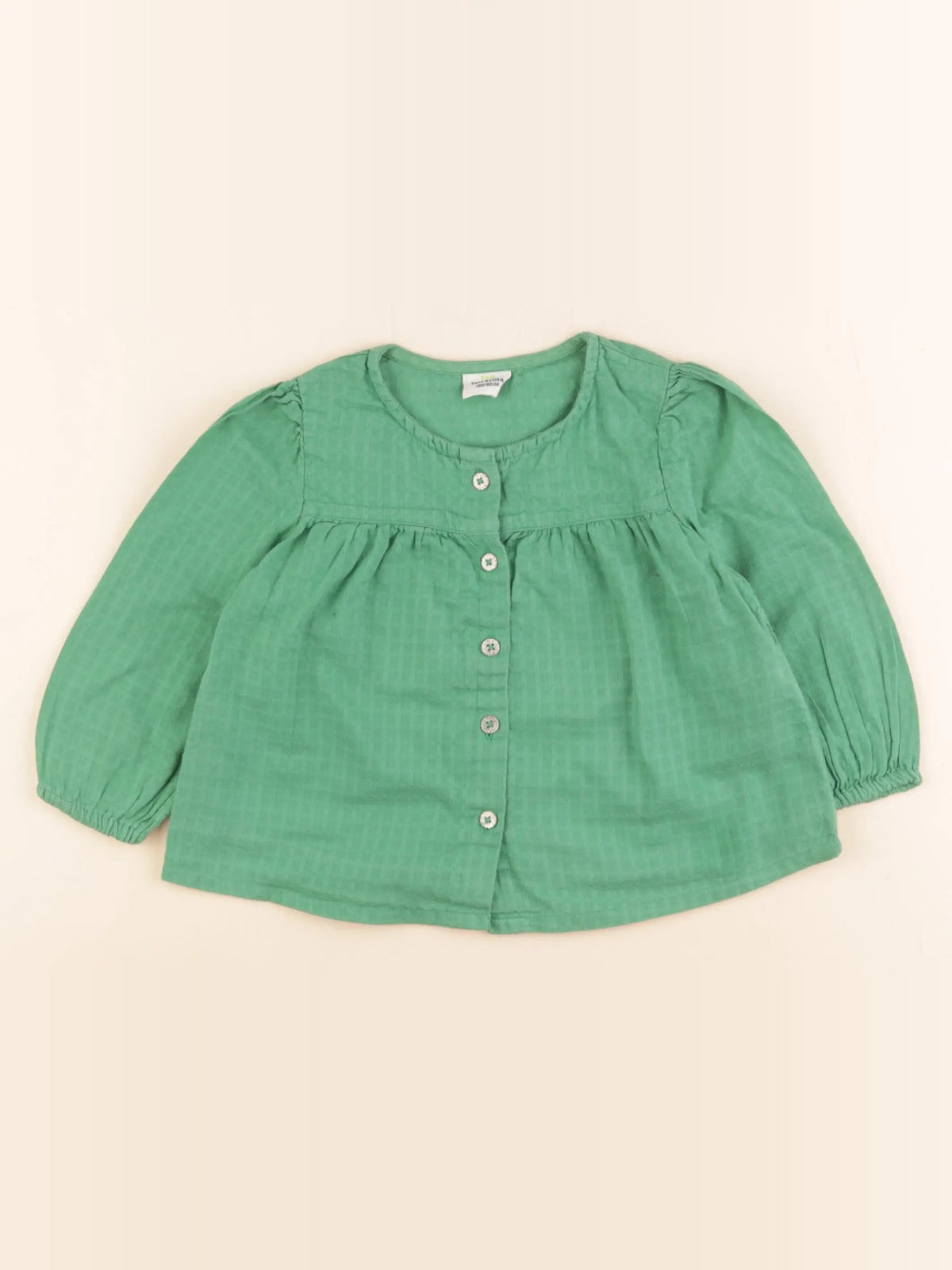 Tape à l'oeil - blouse vert - 18 mois