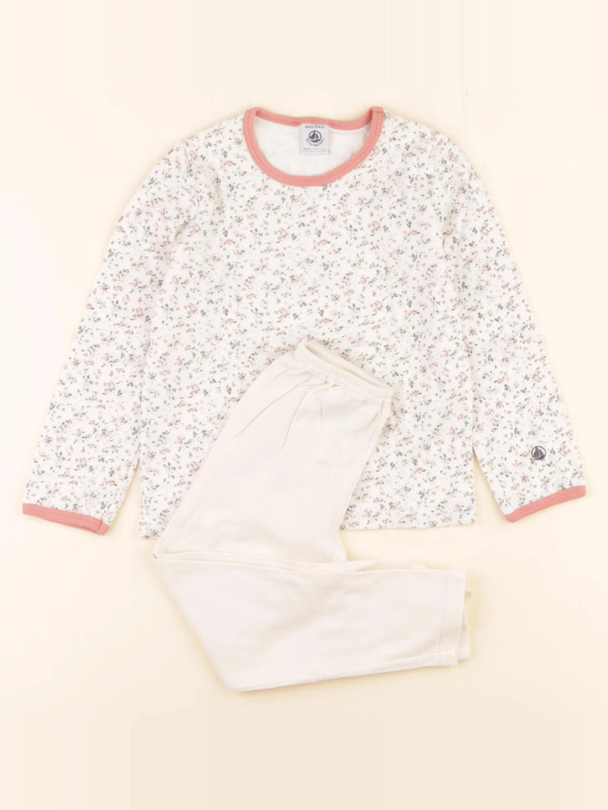Petit Bateau - pyjama coton multicolore - 4 ans