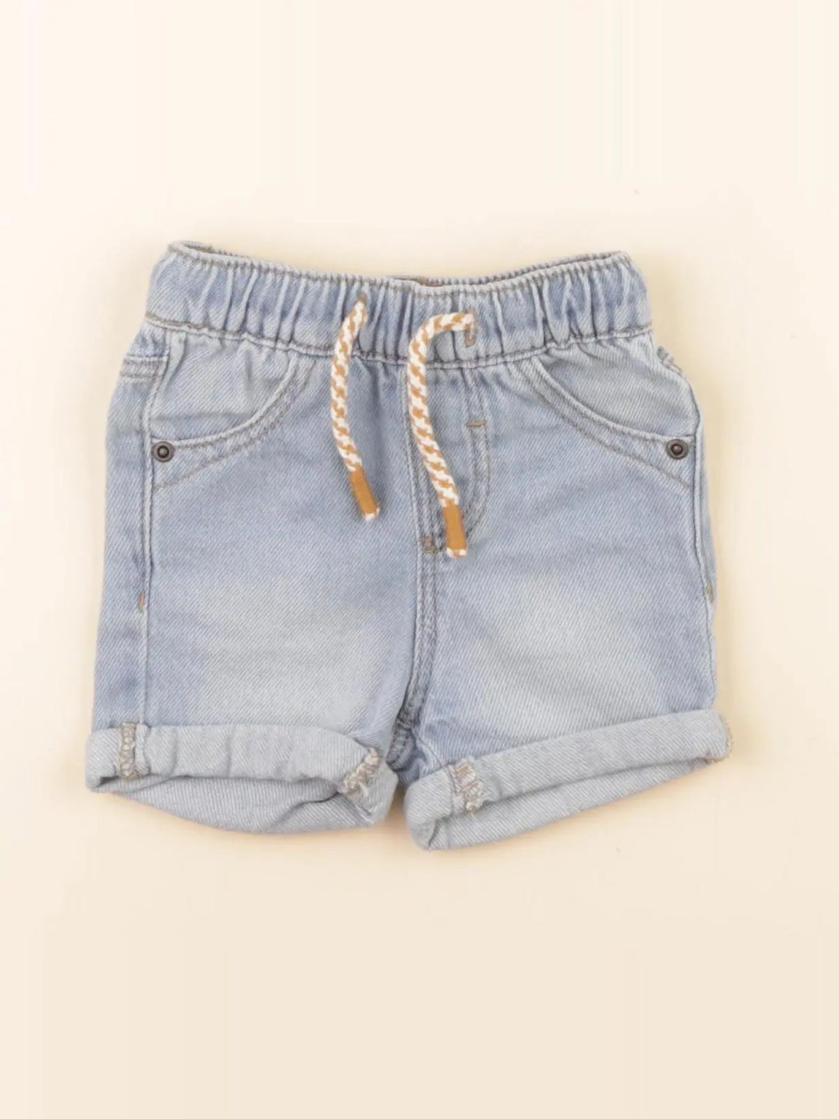 Vertbaudet - short bleu - 3 mois