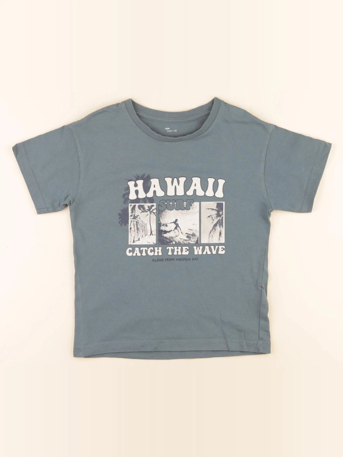 Vertbaudet - tee-shirt vert - 6 ans