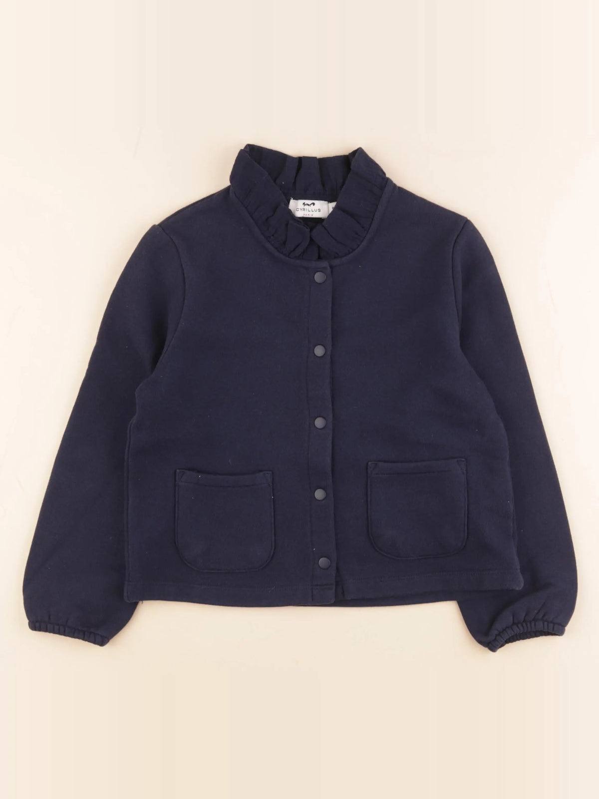 Cyrillus - sweat bleu - 8 ans