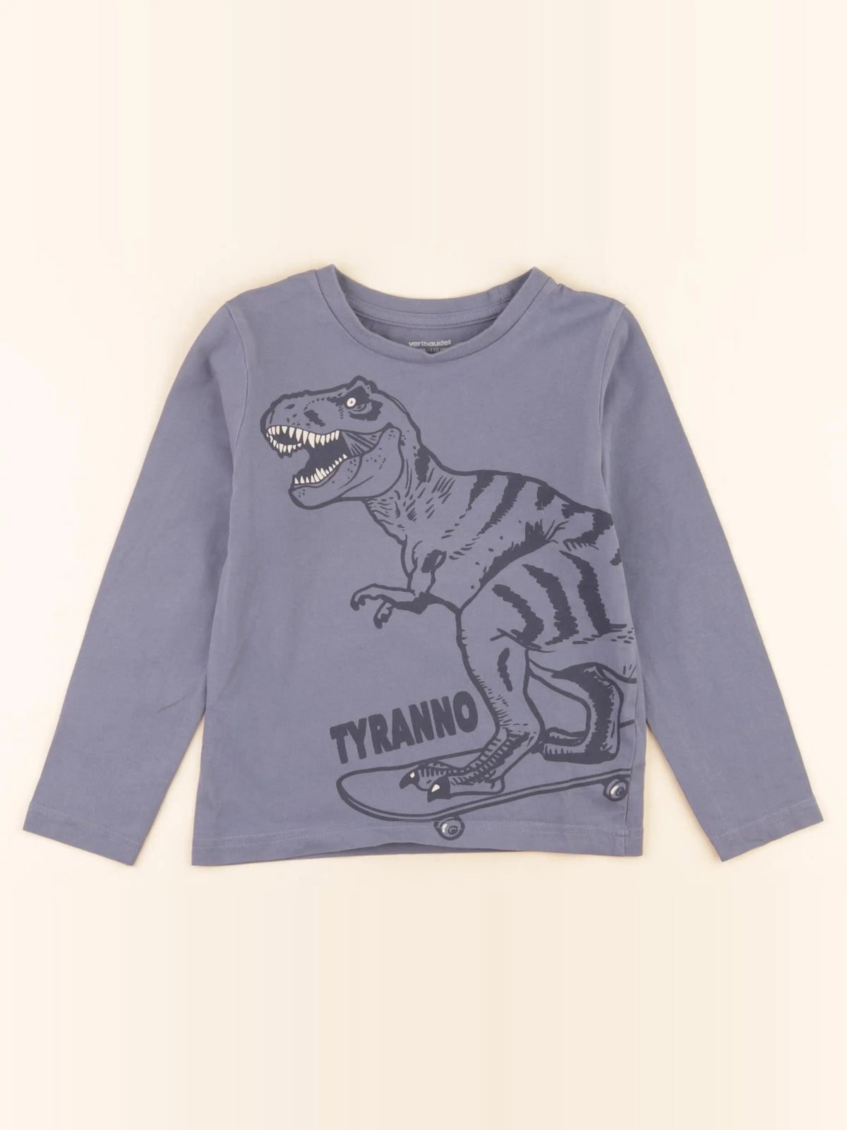 Vertbaudet - tee-shirt bleu - 5 ans