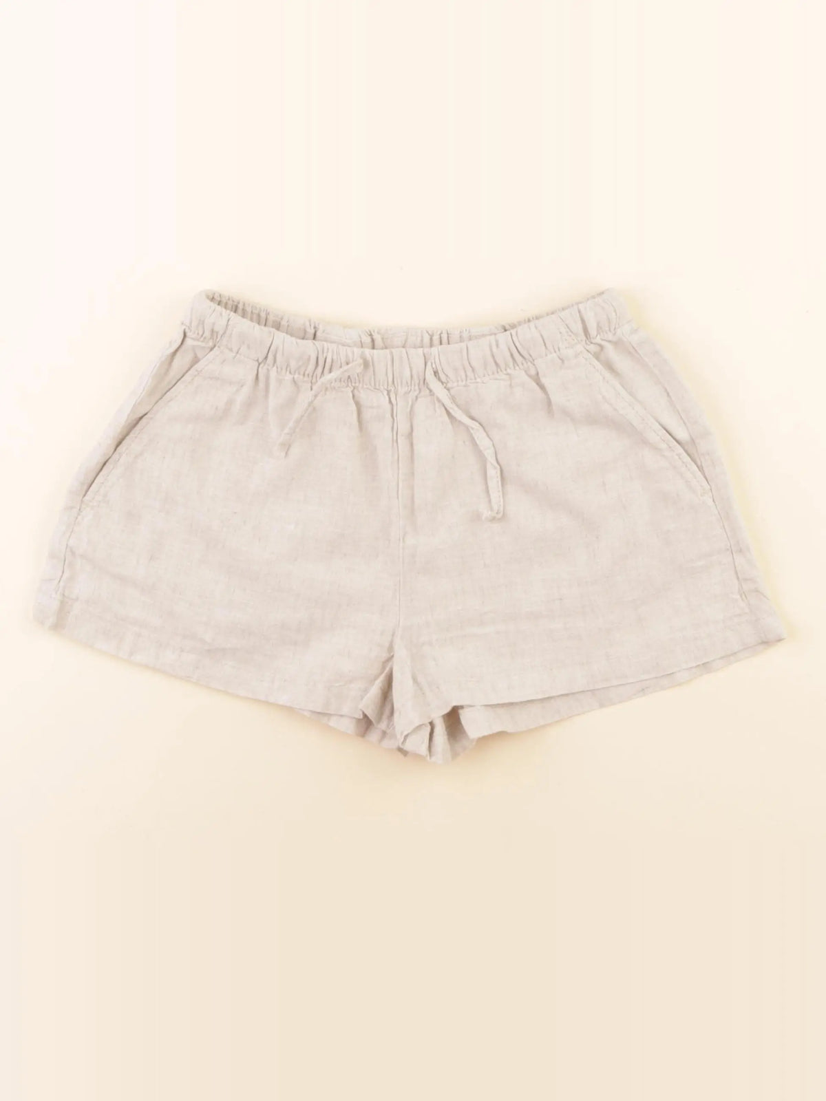 H&M - short beige - 8/9 ans