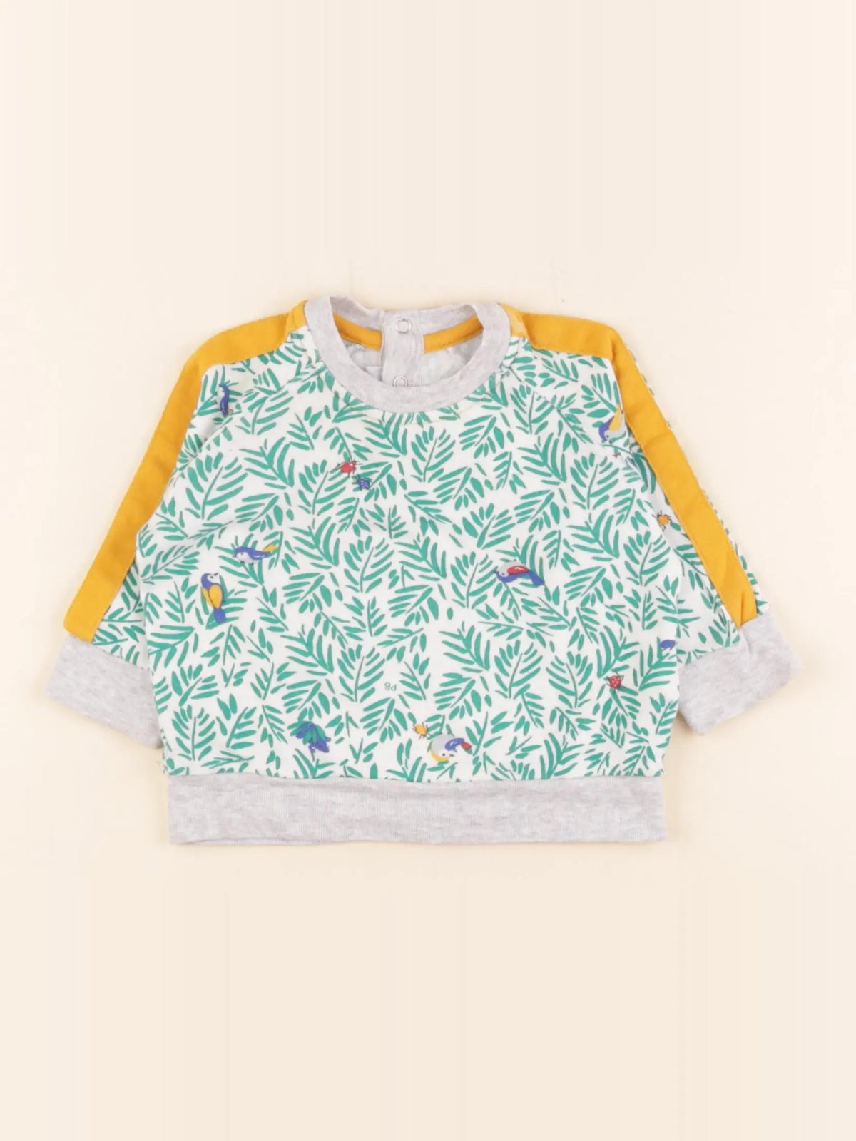 Petit Bateau - sweat multicolore - 6 mois