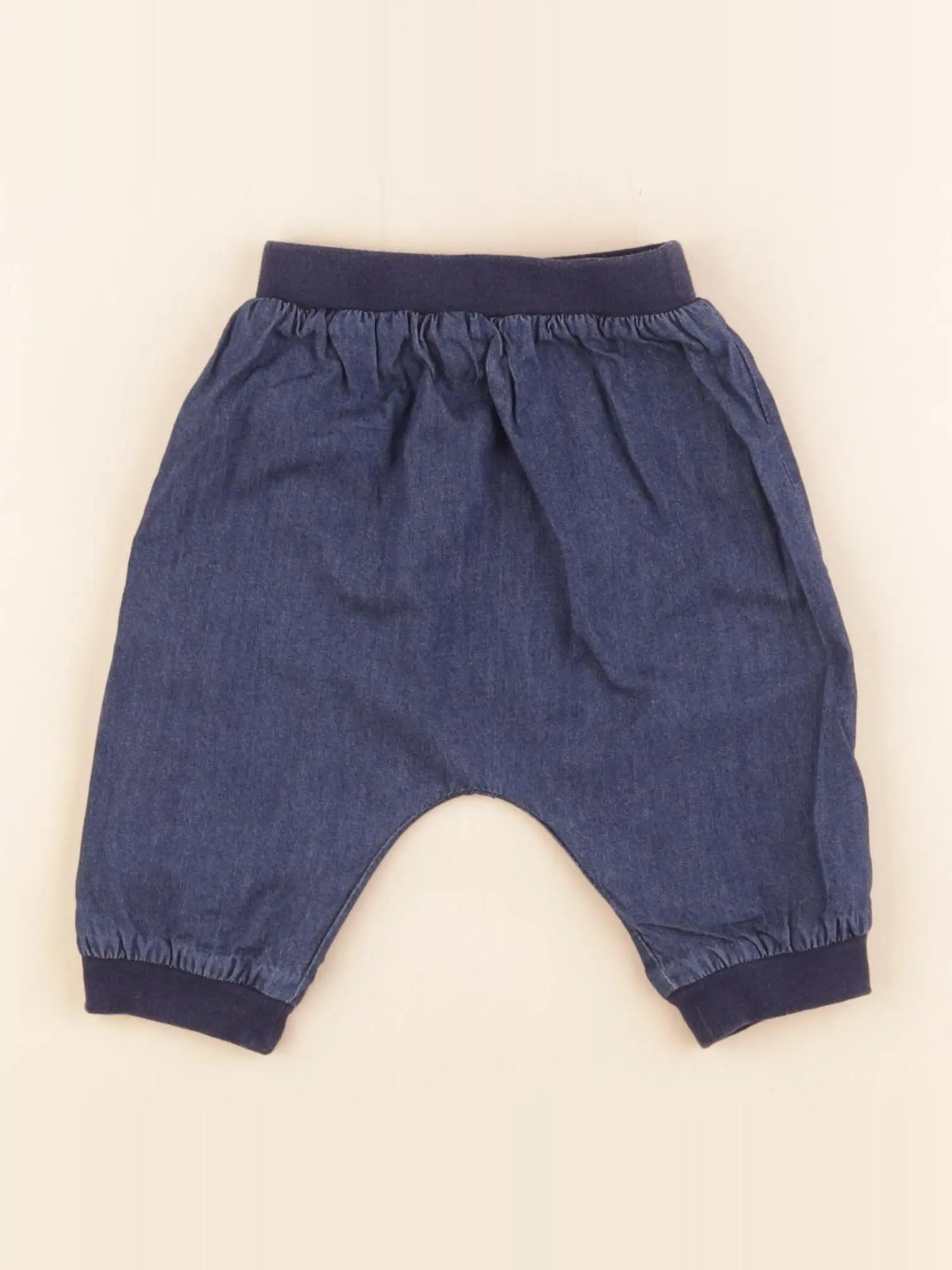Boutchou - pantalon bleu - 3 mois