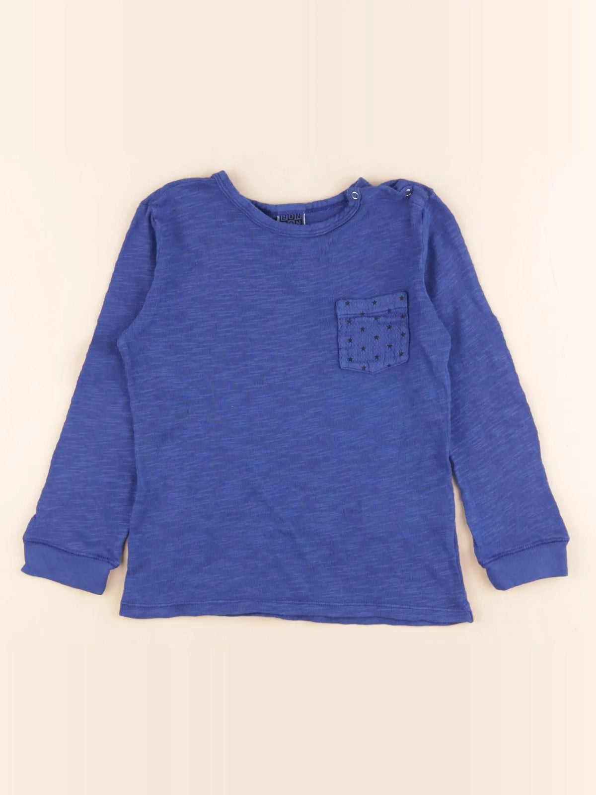 Bonton - tee-shirt bleu - 3 ans