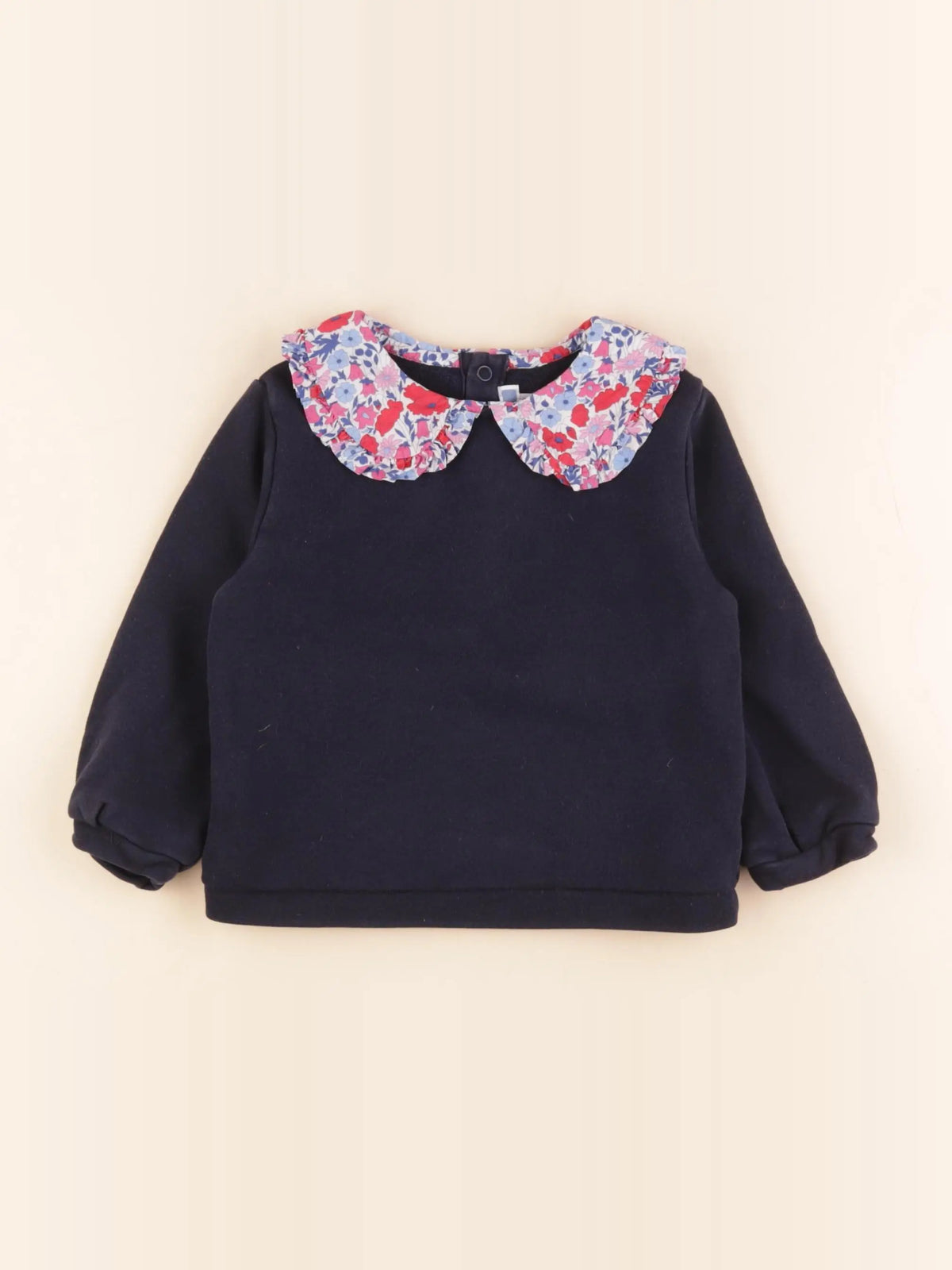 Jacadi - sweat bleu - 24 mois