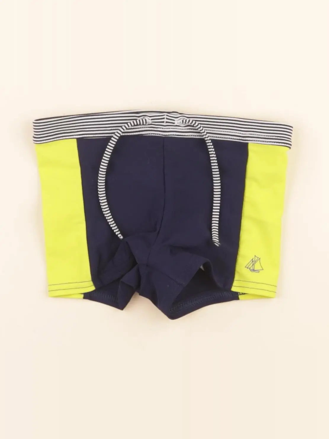 Petit Bateau - maillot de bain jaune, bleu - 18 mois