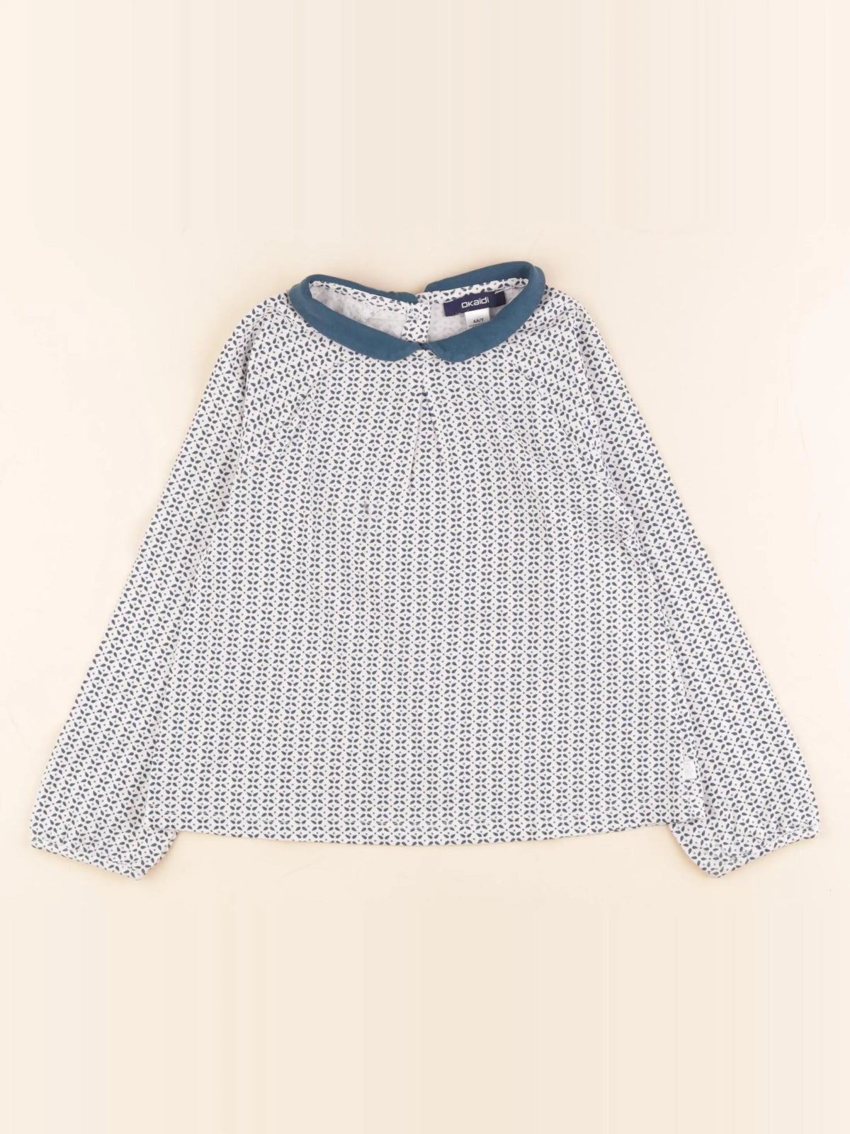 Okaidi - tee-shirt bleu - 4 ans