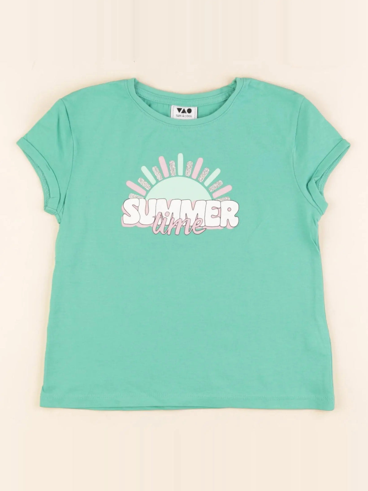 Tape à l'oeil - tee-shirt vert - 2/3 ans