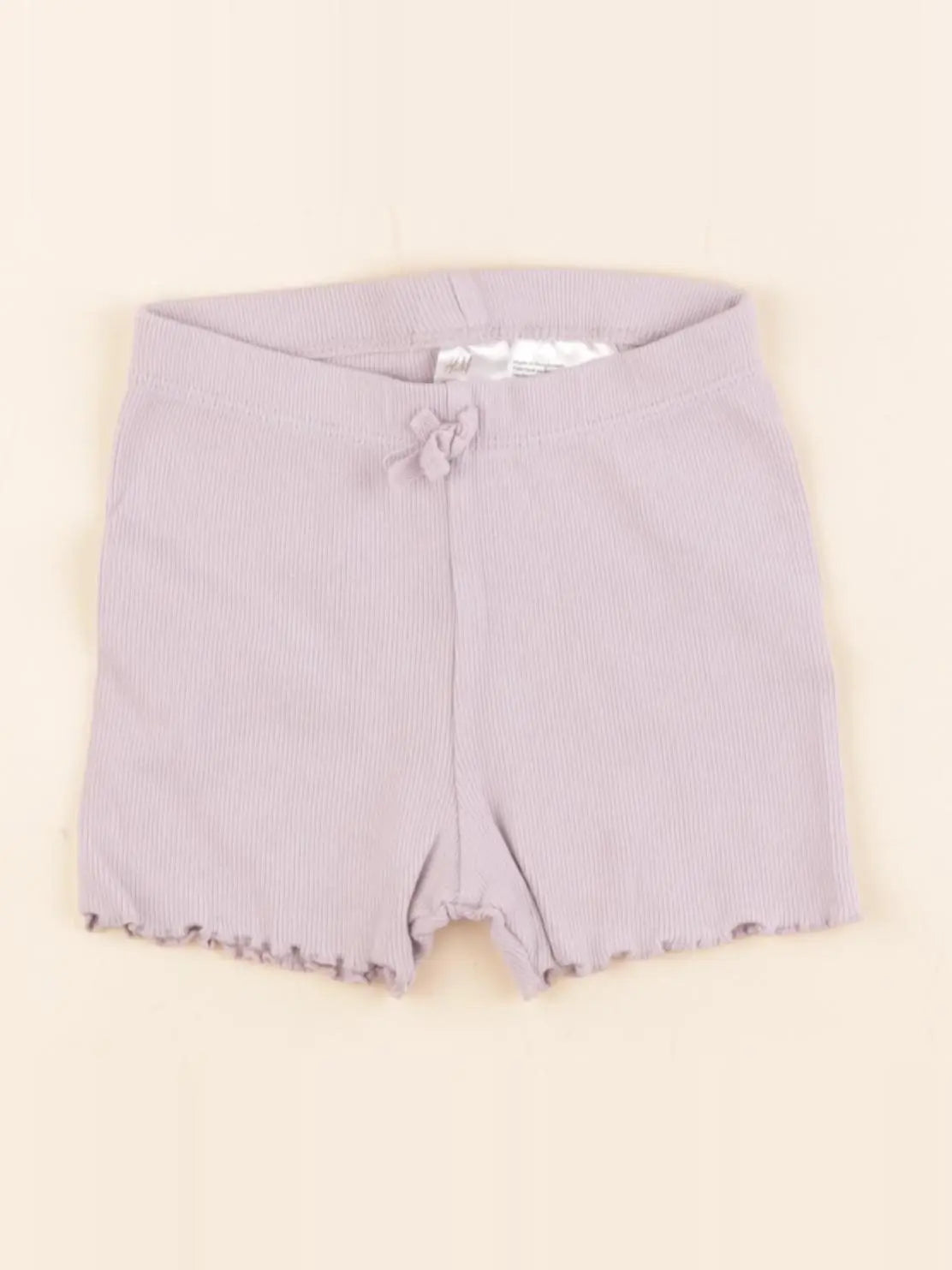 H&M - short violet - 9/12 mois