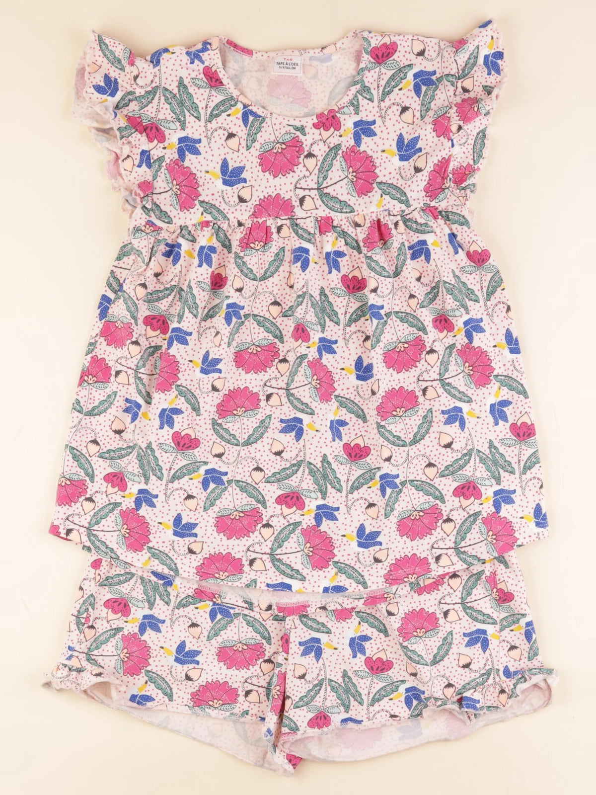 Tape à l'oeil - pyjama coton multicolore - 14 ans